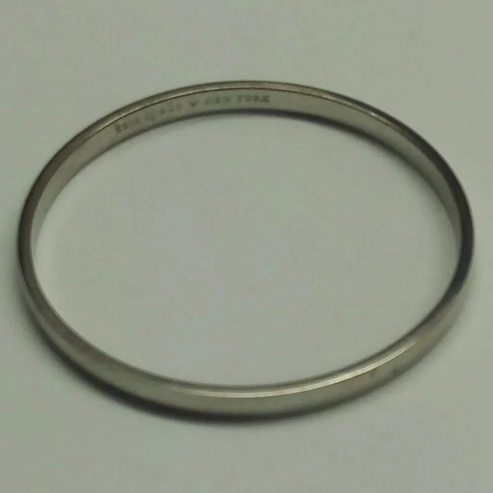 Kate Spade New York Idiom FIND THE SILVER LINING Bangle - Picture 2 of 2